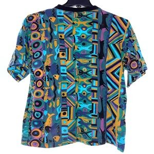 Vintage style funky pattern shirt